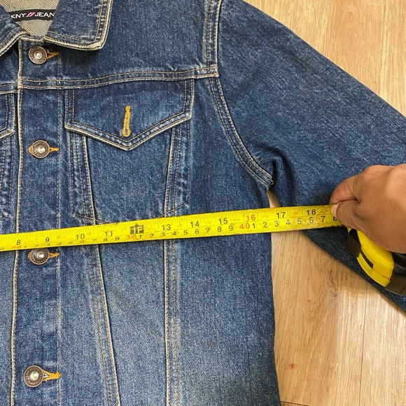 DKNY Blue Denim Jacket - Picture 5 of 6